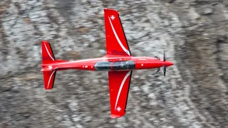 AXALP 2022 - Swiss Air Force Pilatus PC-21 flying display