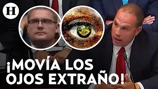 ¿Falso? Presunto reptiliano se hace presente en audiencia sobre Ovnis en EU