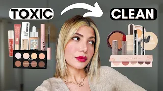 MY SWITCH FROM "TOXIC” TO "CLEAN" MAKEUP JOURNEY| Hajar Beauty