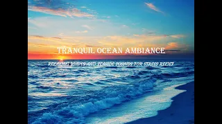 Tranquil Ocean Ambiance | Relaxing Waves and Seaside Sounds for Stress Relief and Sleep
