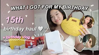 WHAT I GOT FOR MY 15TH BIRTHDAY HAUL + birthday vlog | Kate Lekha