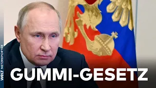 PUTIN drückt Haftstrafen für "FAKE-NEWS" über Krieg gegen Ukraine durch