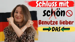 Die besten Synonyme für "schön"! Deutsch lernen b1, b2