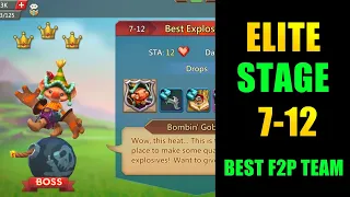 Lords mobile Elite stage 7-12 f2p best team