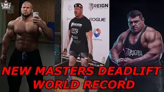 𝐒𝐓𝐑𝐄𝐍𝐆𝐓𝐇 𝐌𝐎𝐍𝐒𝐓𝐄𝐑 - New MASTERS DEADLIFT WORLD RECORD !!