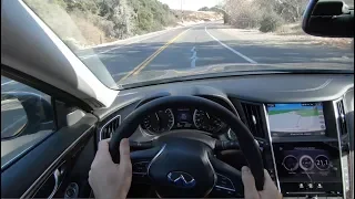 2018 Infiniti Q50 3.0t POV Drive (No Talking)