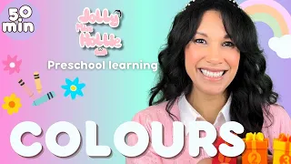 Learn COLOURS! Colourful Surprises - Educational Video for Kids | mix colours, games, count & sing!