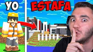 Me Pasé por Constructor Profesional para Estafar a Millonario en Minecraft