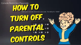 How To Turn Off Parental Controls On PS5