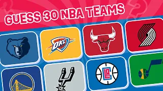 Guess The NBA Team | 30 Logos | Basketball Team Logo Quiz 2024