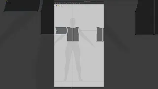 Quick digital fashion test with Marvelous Designer 💫 #3dart #fashiondesign #tshirt #clo3d #sewing