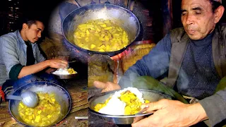 Herders' organic food & natural cook || Himalayan Nepal ||