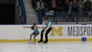 Natasha Mishkutionok & Daniel Tioumentsev Intermediate Pairs 2019