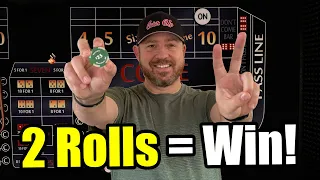 Win $25 Each Roll | Two rolls to profit at Craps