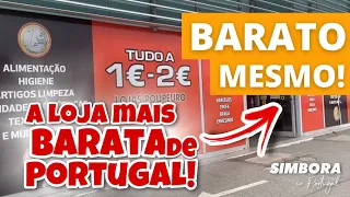 É TUDO MAIS BARATO NESSA LOJA: comprinhas na loja do Euro em Portugal | Simbora in Portugal