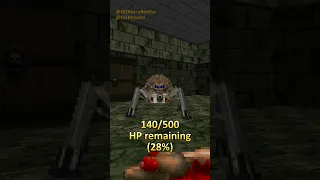 Arachnotron vs Arch-vile - 1v1 Monster Infighting - Doom II Retro Battles #shorts