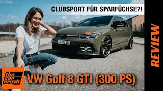 VW Golf 8 GTI mit 300 PS (2021) Geht so Clubsport für Sparfüchse?! 🤓 Fahrbericht | Review | Test