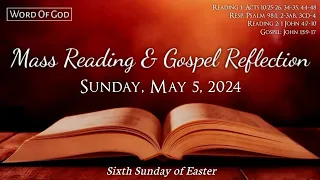 Today's Catholic Mass Readings and Gospel Reflection - Sunday, May 5, 2024