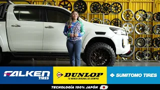 Personalización de Toyota Hilux con Falken Wildpeak MT y accesorios GO RHINO