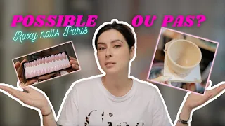 TEST POTERIE AVEC DES FAUX ONGLES (Unboxing Roxy Nails Paris)