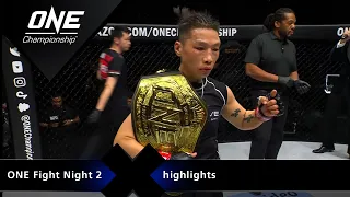 Highlights turnaje ONE Fight Night 2: Xiong vs. Lee III