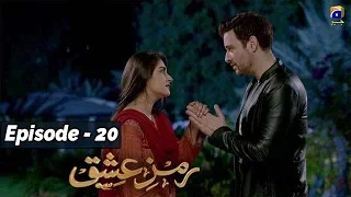 Ramz-e-Ishq - EP 20  || English Subtitles || 18th Nov 2019 - HAR PAL GEO