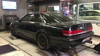 urt dyno test toyota mark-2  2jz gte 800+