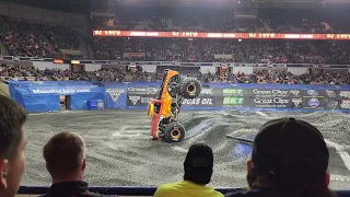 Monster Jam Worcester 2023 El Toro Loco Two Wheel Skills