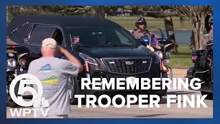 HONORING TROOPER FINK | Ceremonial end of watch held for Trooper Zachary Fink