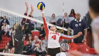 York Lions Women's Volleyball vs vs McMaster Highlights Nov.15