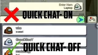 [NEW] HOW TO DISABLE QUICK CHAT (Among Us)