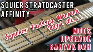 Squier Stratocaster Affinity Upgrade Banyak #bassboifretworks 168