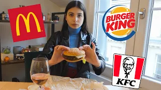 i tried french fast food for the first time… *life changing*