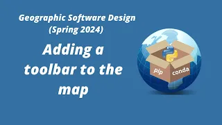 Geographic Software Design Week 12: Adding a toolbar widget to the map