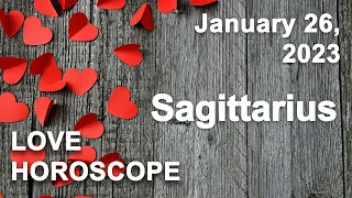 ❤️ Sagittarius love horoscope for today January 26 2023 ♐️