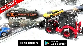 Snow Heavy Excavator Crane Rescue