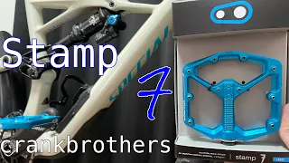 Crankbrothers Stamp 7 Electric Blue | Unboxing | Install | MTB Japan