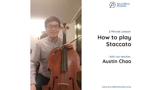 2 Minute Lesson: How to Play a Proper Staccato (Cello)