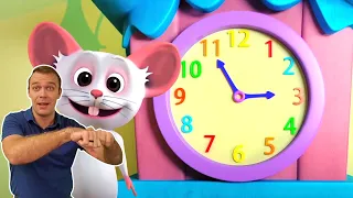 Hickory Dickory Dock Nursery Rhymes and Asl Videos For Kids