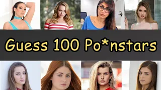 Guess Top 100 Famous Po*nstars Quiz