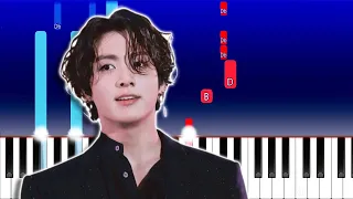 Jung Kook - Standing Next To You (Piano Tutorial)