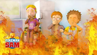 Can Fireman Sam Save the Children From a House Fire?! 🔥 | Fireman Sam Safety Cartoon