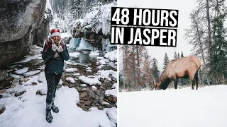 Exploring Jasper National Park | Ice Walk Through Maligne Canyon