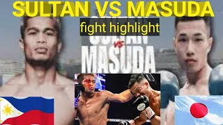 Latest Feb.24,2024.JONAS SULTAN VS RIKU MASUDA FIGHT HIGHLIGHT.