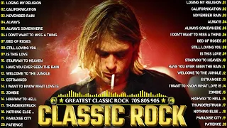 Best Classic Rock Songs Of All Time ⚡ Aerosmith, U2, The Beatles, ACDC, Metallica, Bon Jovi,...