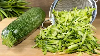 Blood sugar drops immediately! This zucchini recipe is a real treasure!