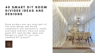 40 Smart DIY Room Divider Ideas and Designs