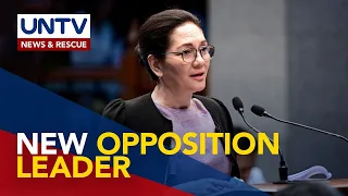 Senator Risa Hontiveros hailed as opposition’s new leader