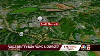 Wilkesboro police identify man found dead inside dumpster
