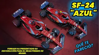 Video - Este es el SF-24 "AZUL" con el que Ferrari entrará en acción en Miami. F1 radio for fans.